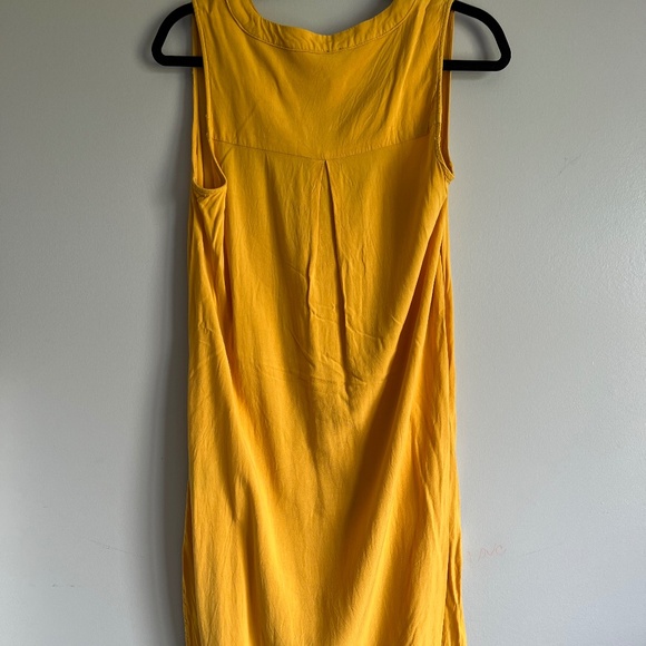 Sleeveless Yellow Tunic Dress “Violet b.” - Picture 3 of 17